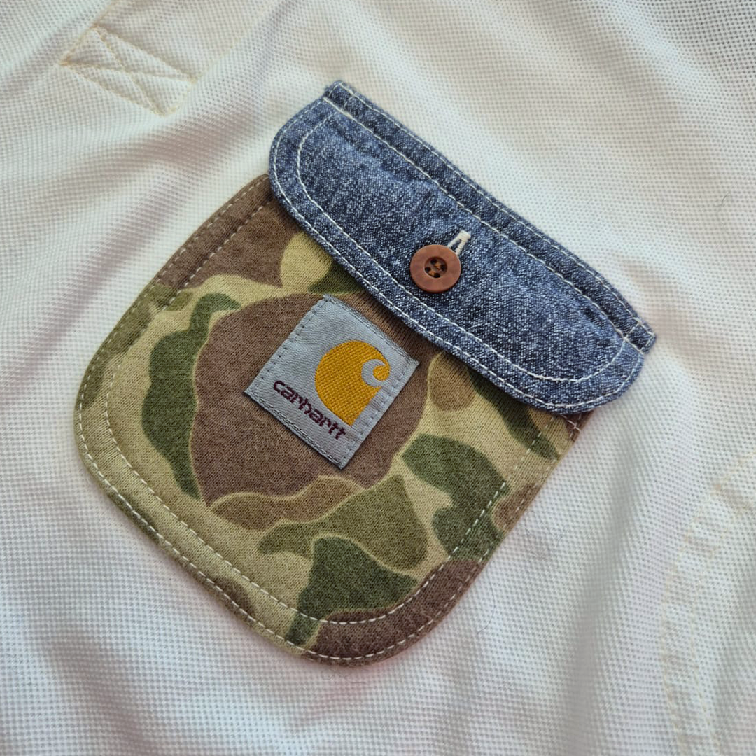 EYE Watanabe x Carhartt White S/S Polo (S)