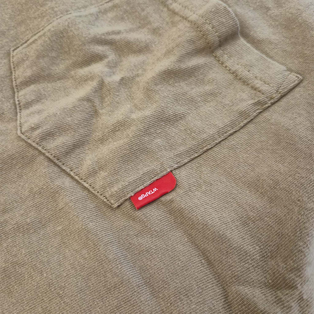 WTAPS Blank SS:U-Neck Olive Tee (L)