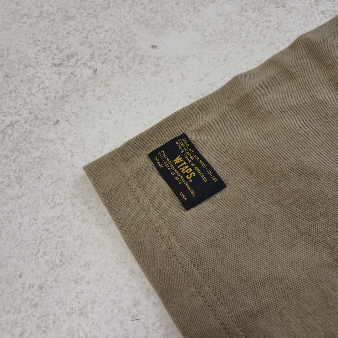 WTAPS Blank SS:U-Neck Olive Tee (L)