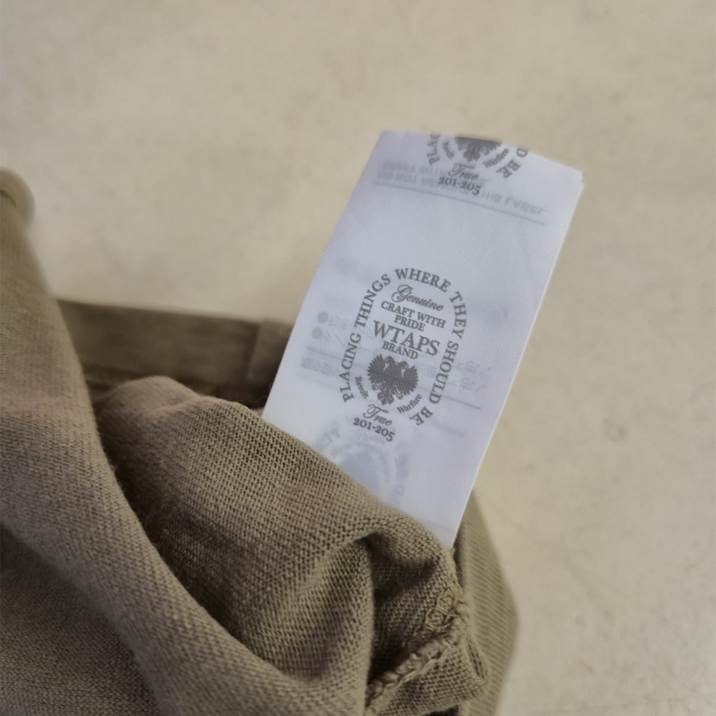 WTAPS Blank SS:U-Neck Olive Tee (L)