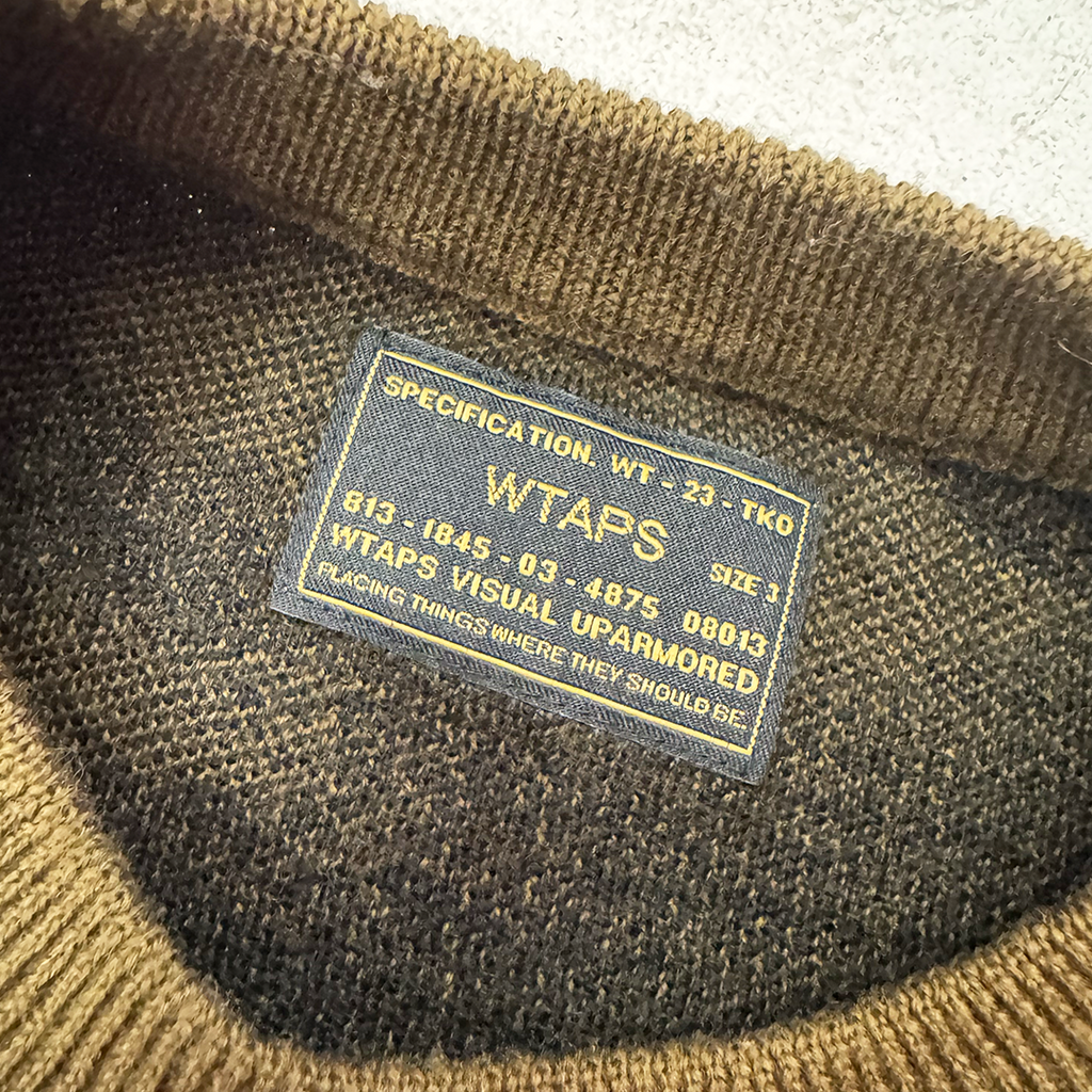 WTAPS Brown Military Knit (3)