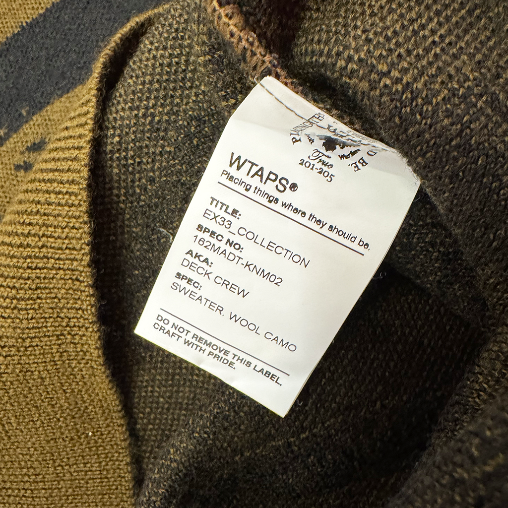 WTAPS Brown Military Knit (3)