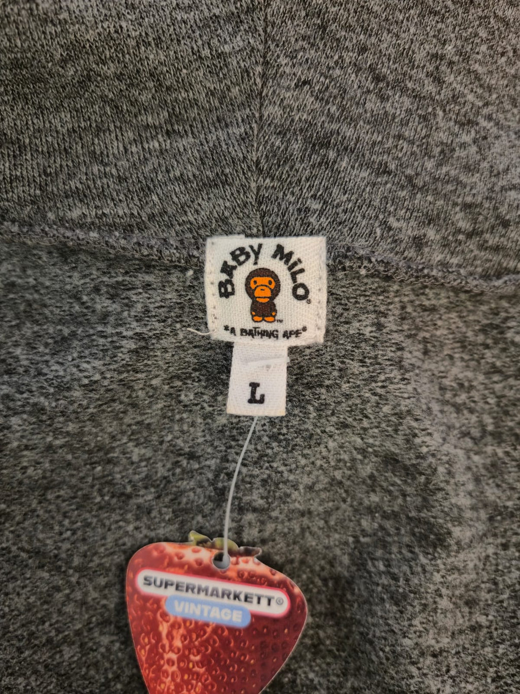 BAPE Baby Milo Store Full Zip Grey (L)