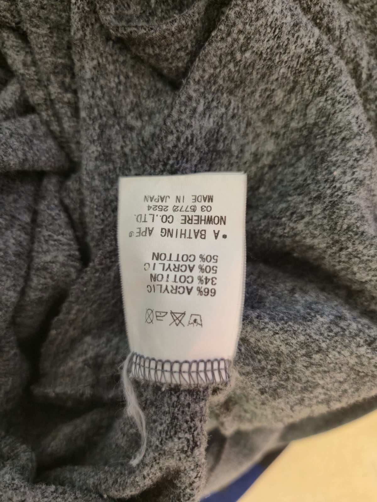 BAPE Baby Milo Store Full Zip Grey (L)