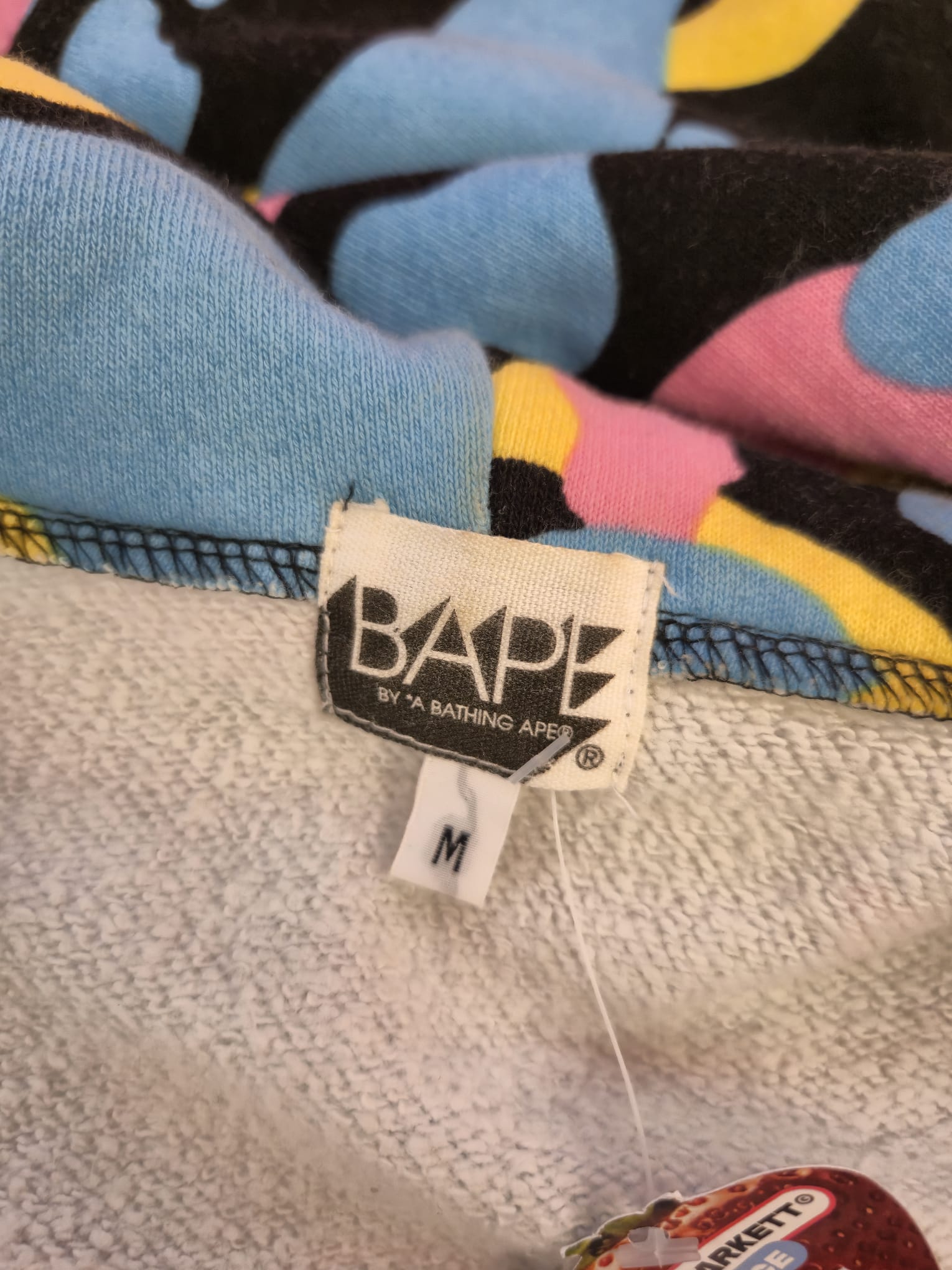 BAPE Vintage Cotton Candy Full Zip Hoodie Black (M)