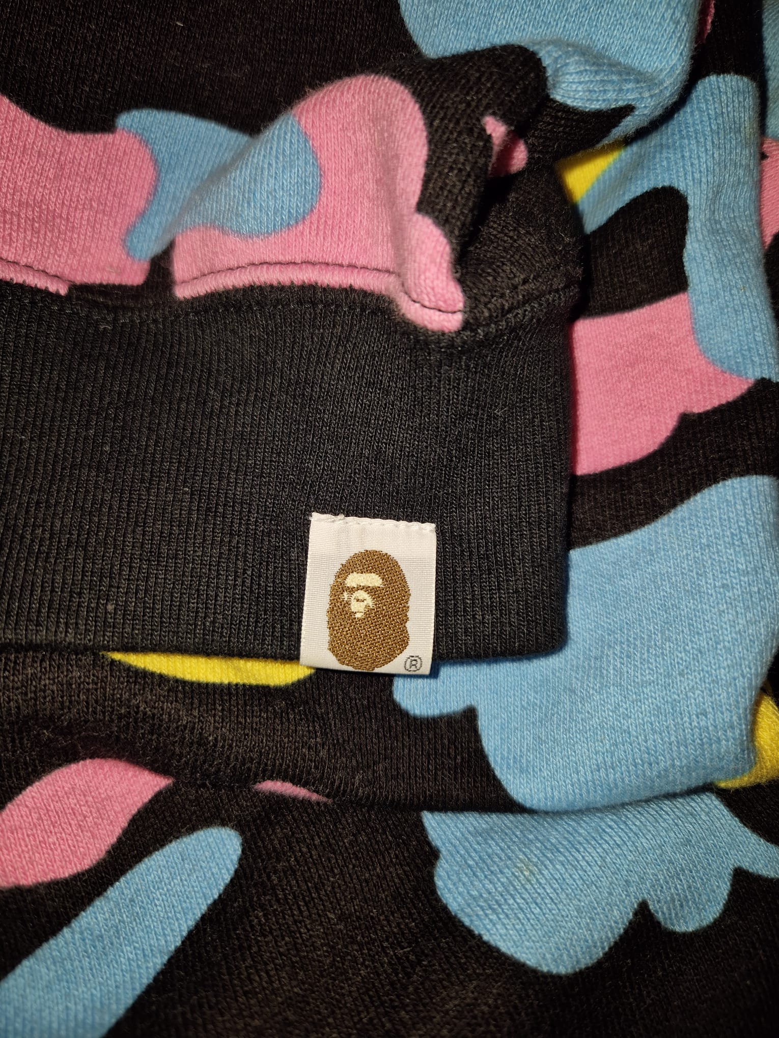 BAPE Vintage Cotton Candy Full Zip Hoodie Black (M)