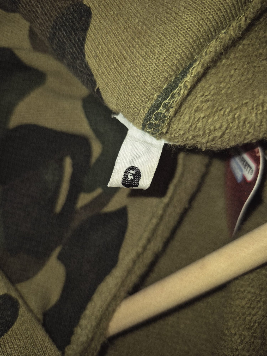 BAPE x Undefeated Camo Hoodie Full Zip (XL)