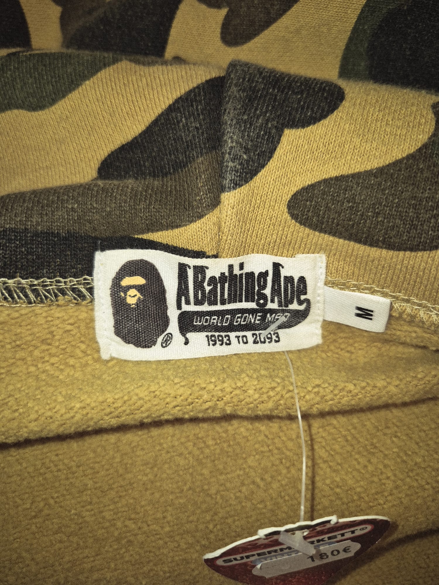 BAPE PONR Half-Zip Camo Sweater (M)