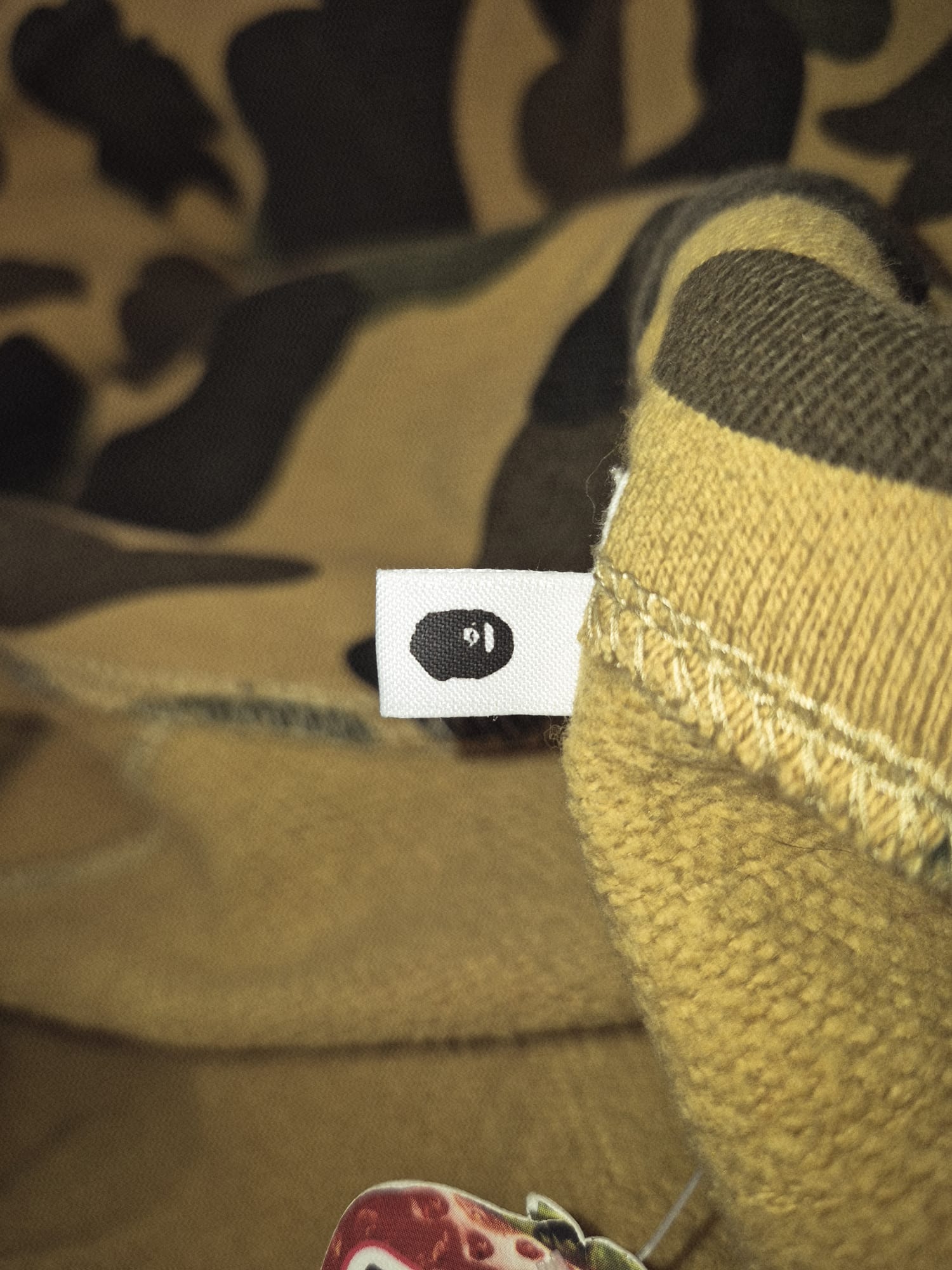 BAPE PONR Half-Zip Camo Sweater (M)