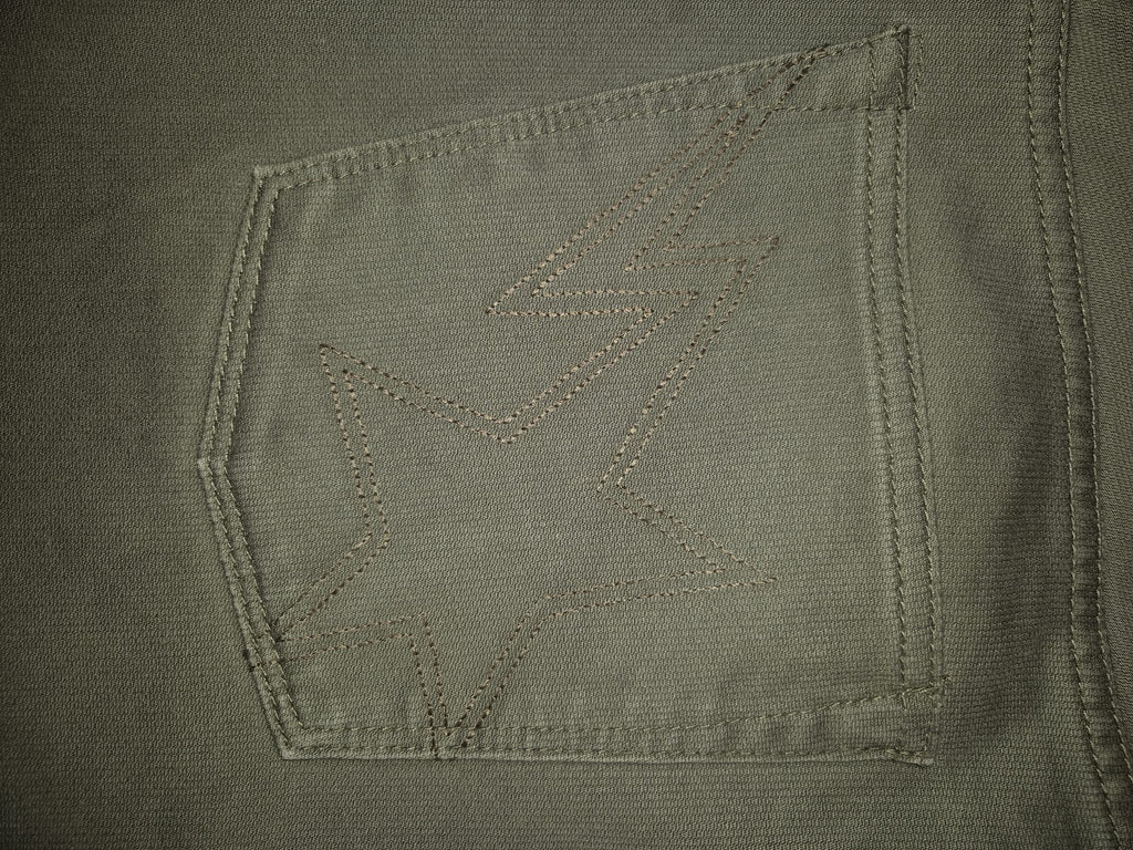 Bape Vintage Green Star Embroidered Pants (M)