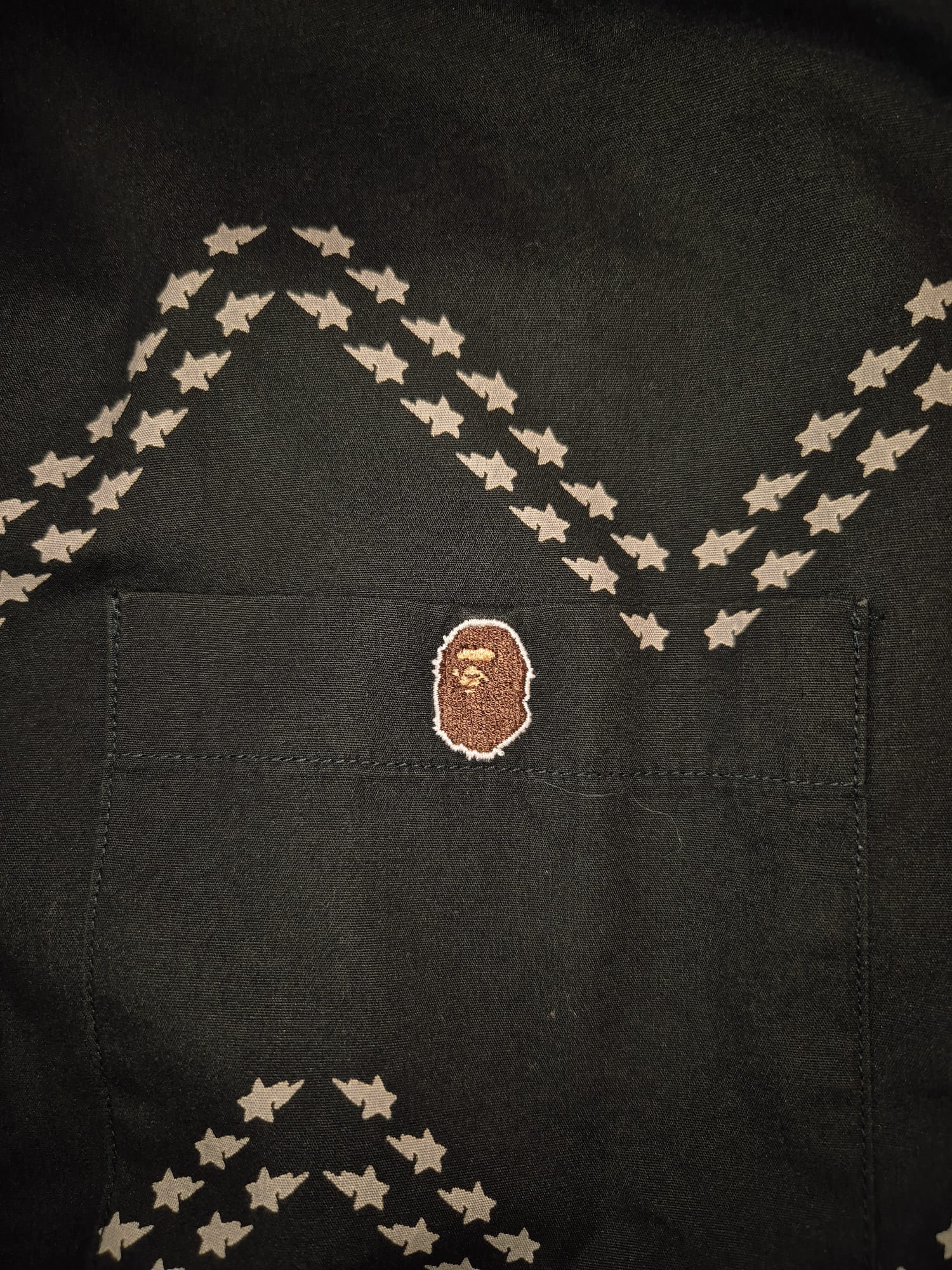 BAPE Bapesta Black Shirt (M)