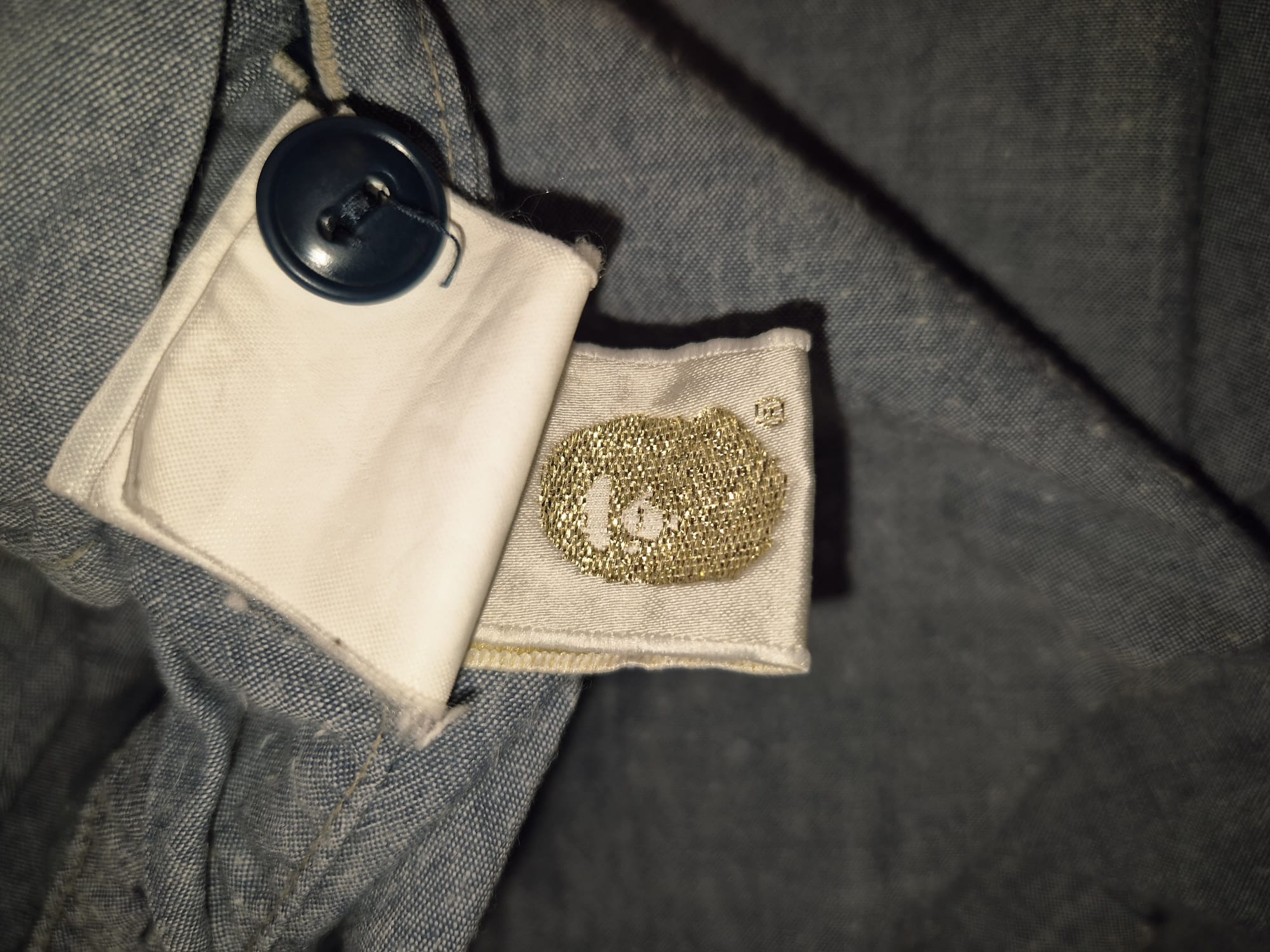 BAPE Busy Oprtr Blue S/S Shirt (L)