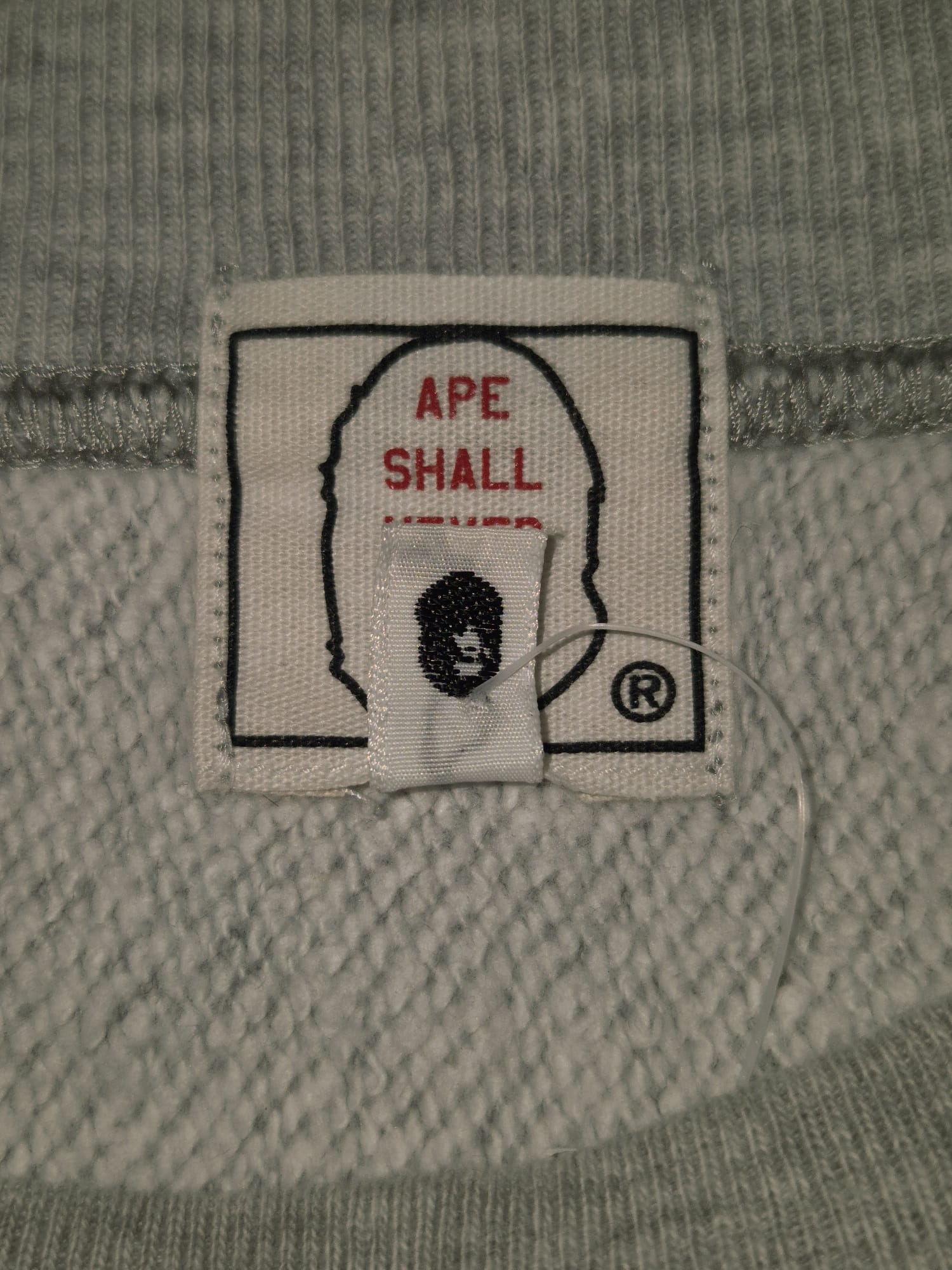 BAPE Old Baby Milo Grey Sweater (M)