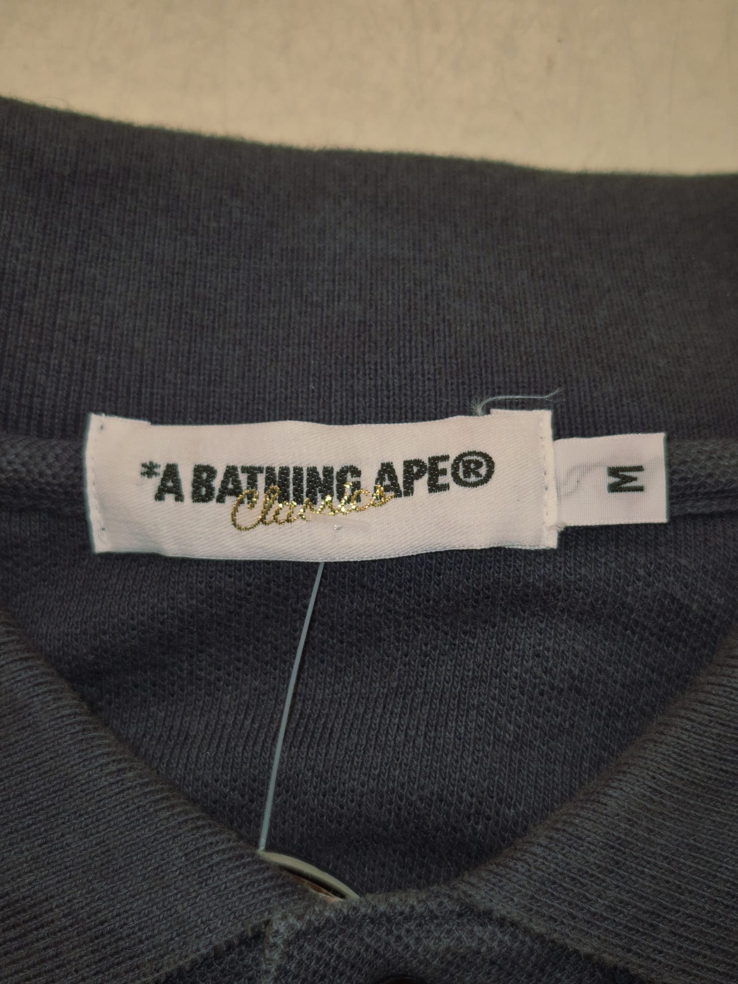 BAPE Blue Vintage Polo (M)