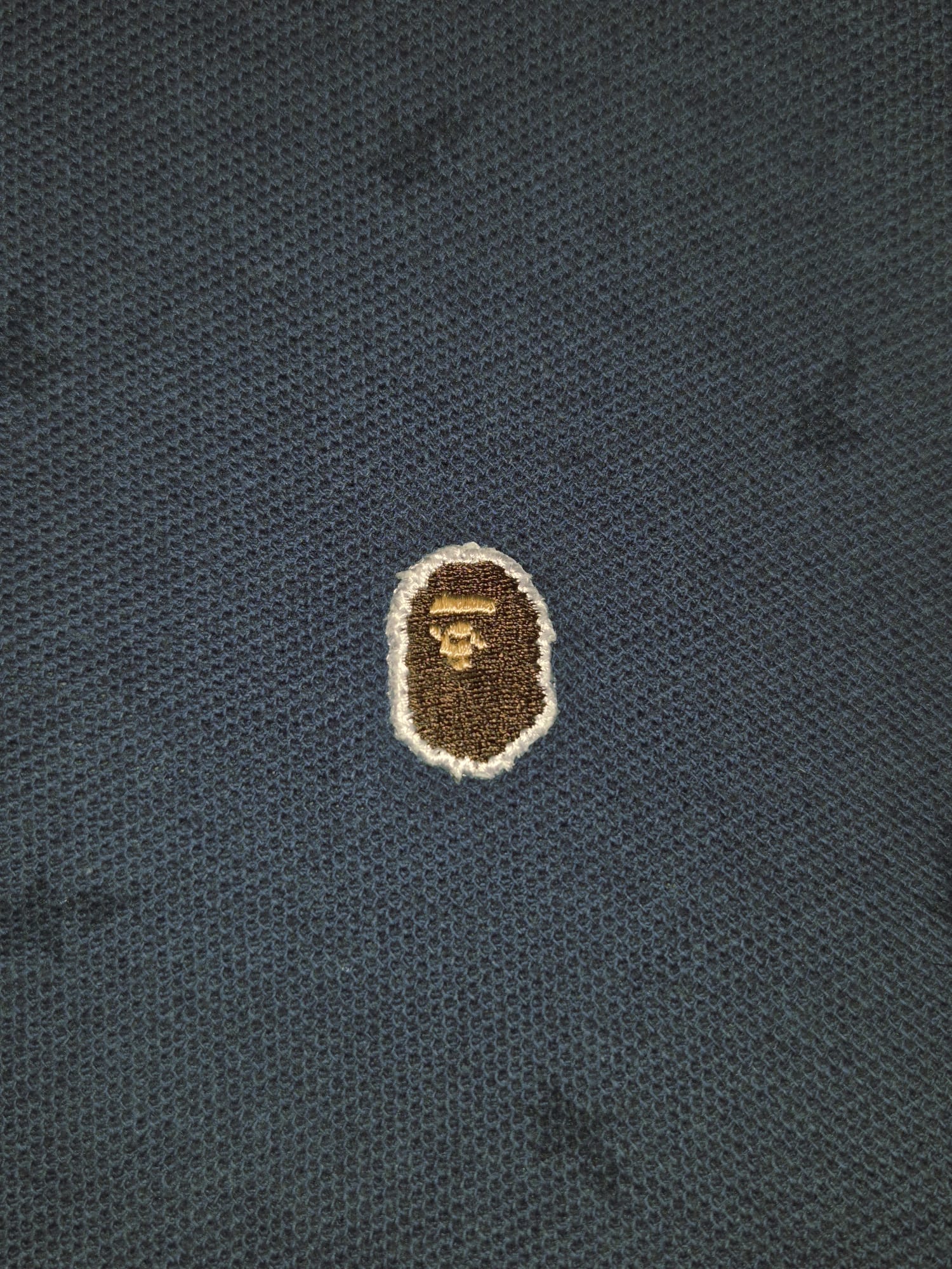 BAPE Blue Vintage Polo (M)