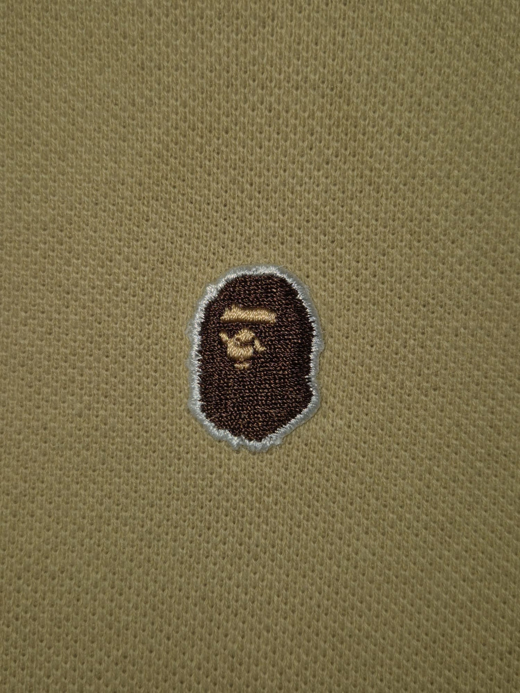 BAPE Ape Head One Point Polo Yellow (S)