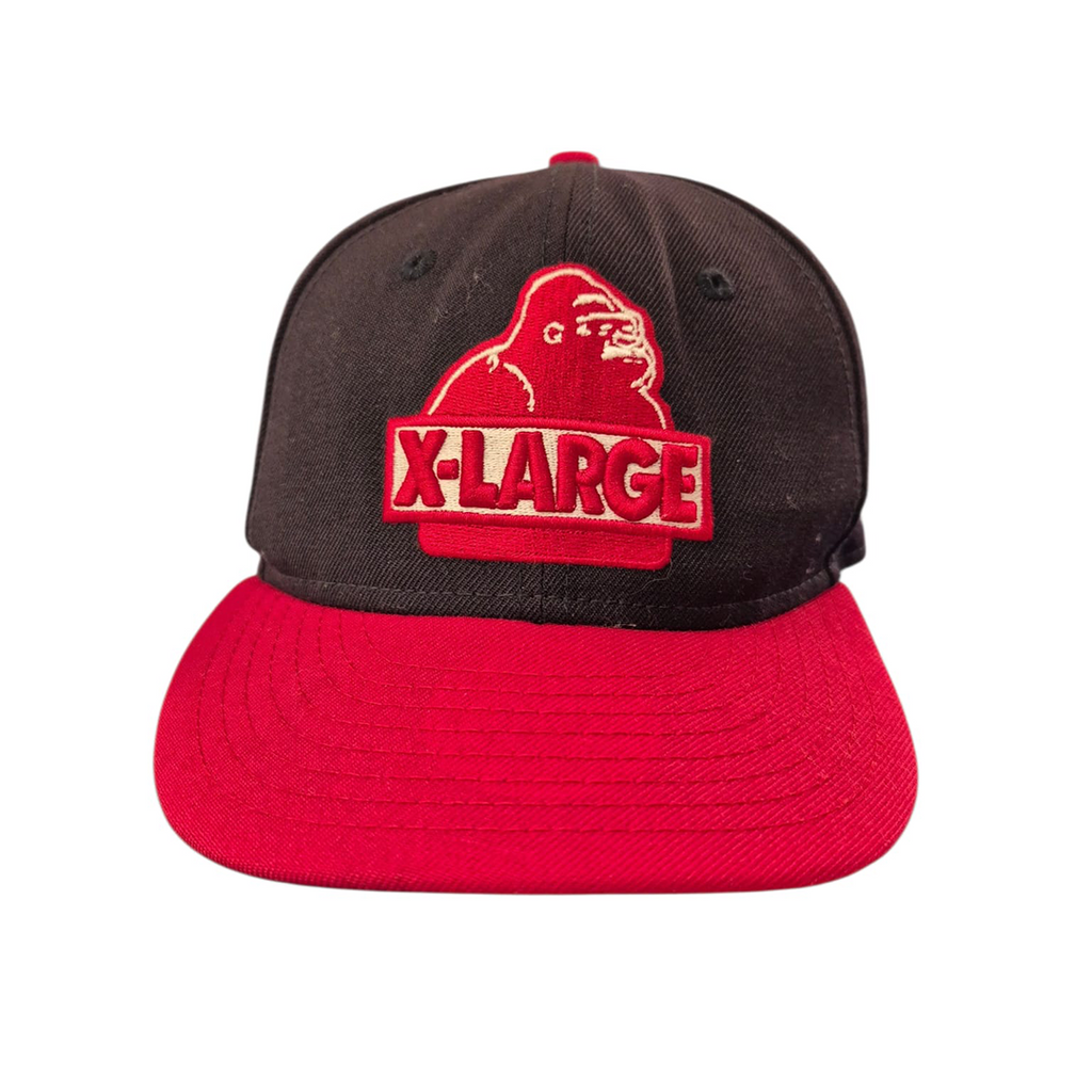 X-Large Black & Red Cap