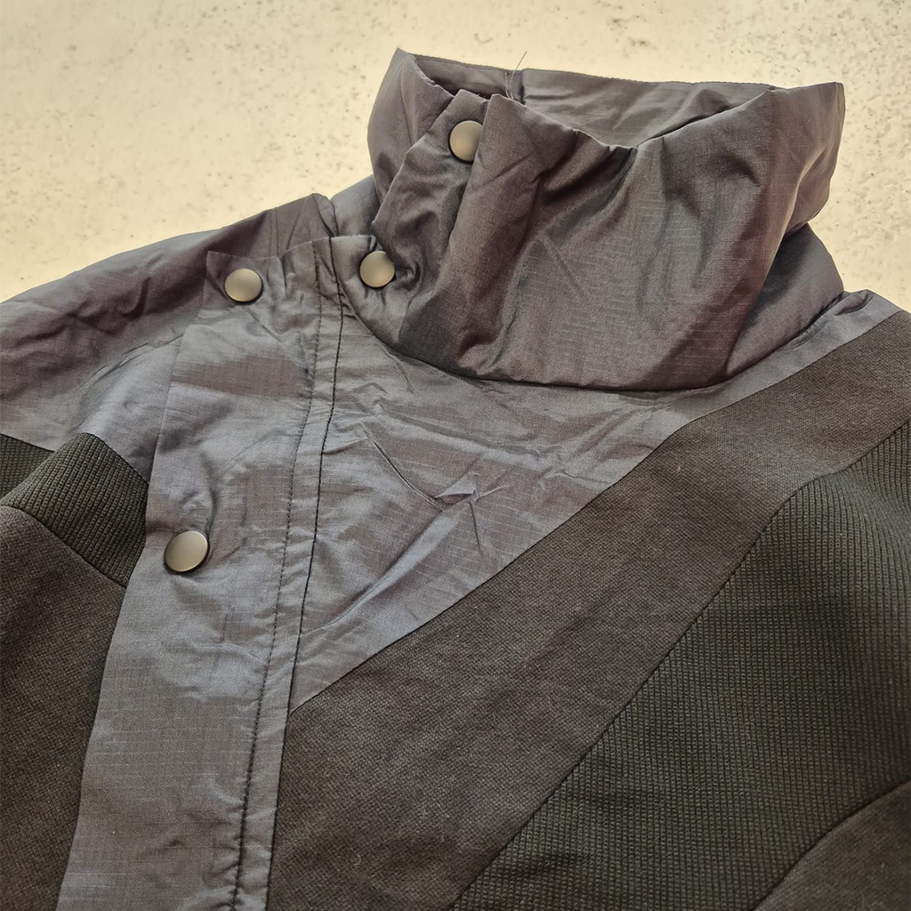 Yoshio Kubo Mountain Panelled Asymmetrical Zip Jacket (2)