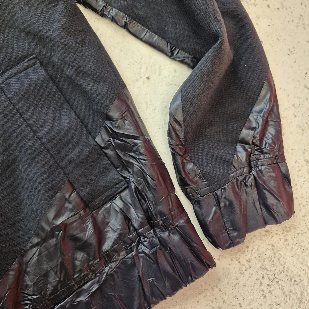 Yoshio Kubo Mountain Panelled Asymmetrical Zip Jacket (2)