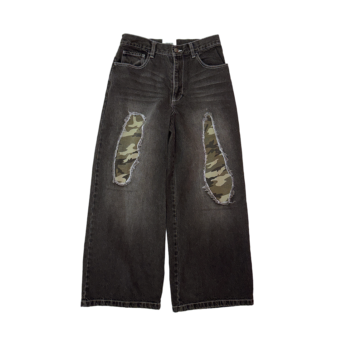 Younger Song Camo Patch Pants (S)