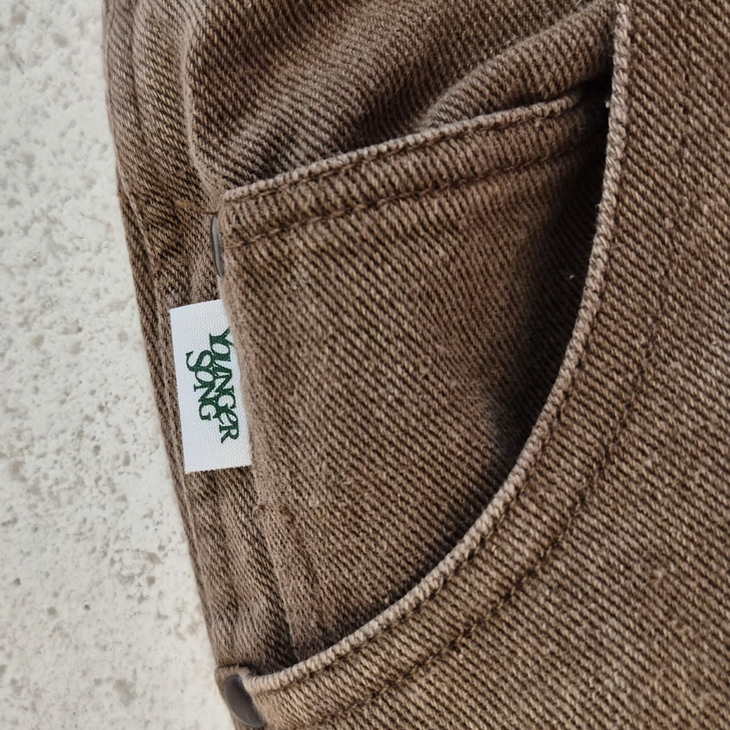 Younger Song Brown Cargo Pants (M)