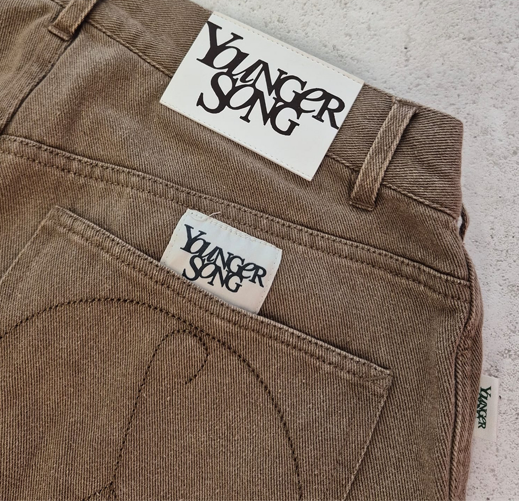 Younger Song Brown Cargo Pants (M)