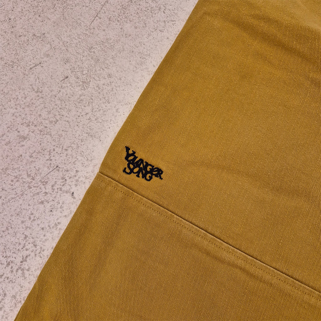 Younger Song Double Knee Chino Mustard Pants (M)