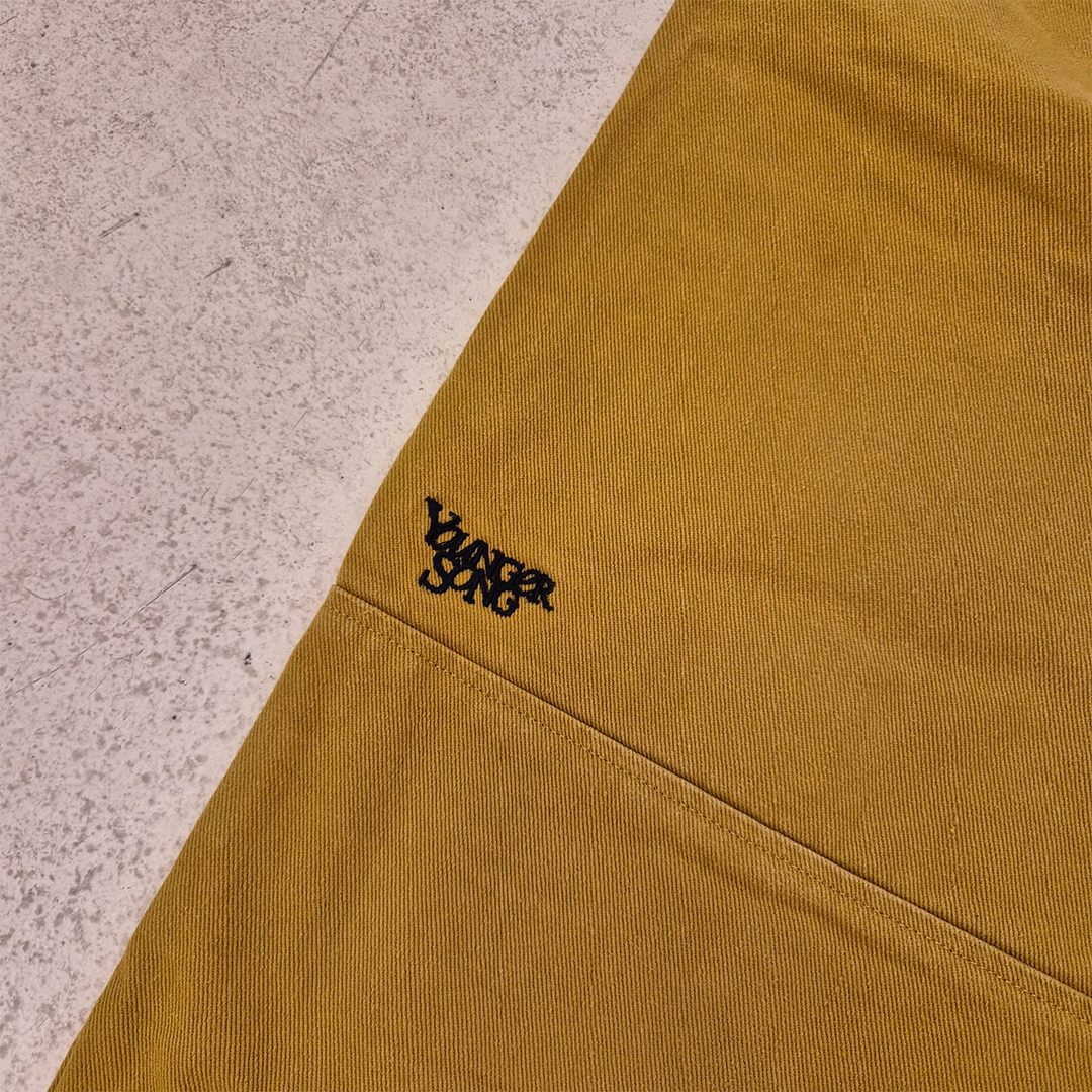 Younger Song Double Knee Chino Mustard Pants (M)