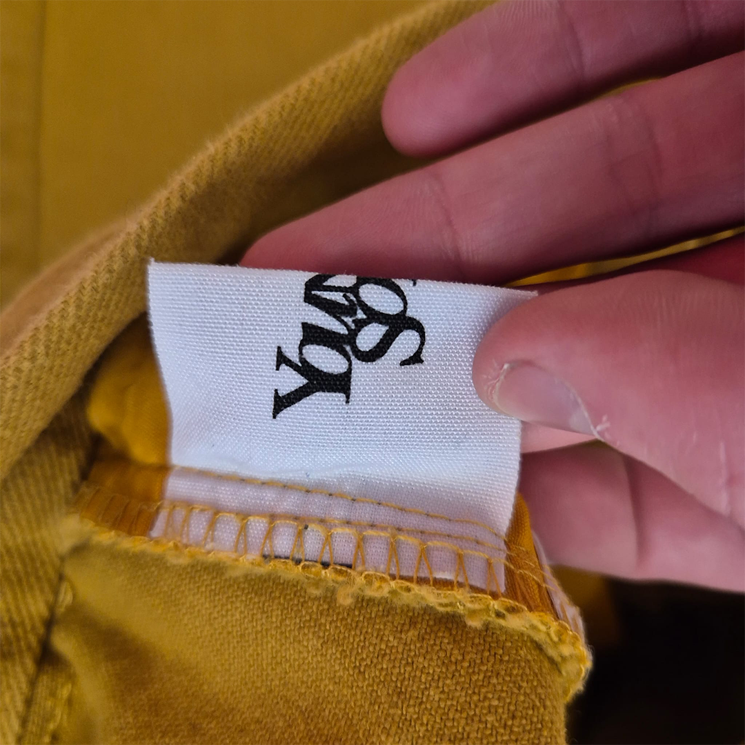 Younger Song Double Knee Chino Mustard Pants (M)