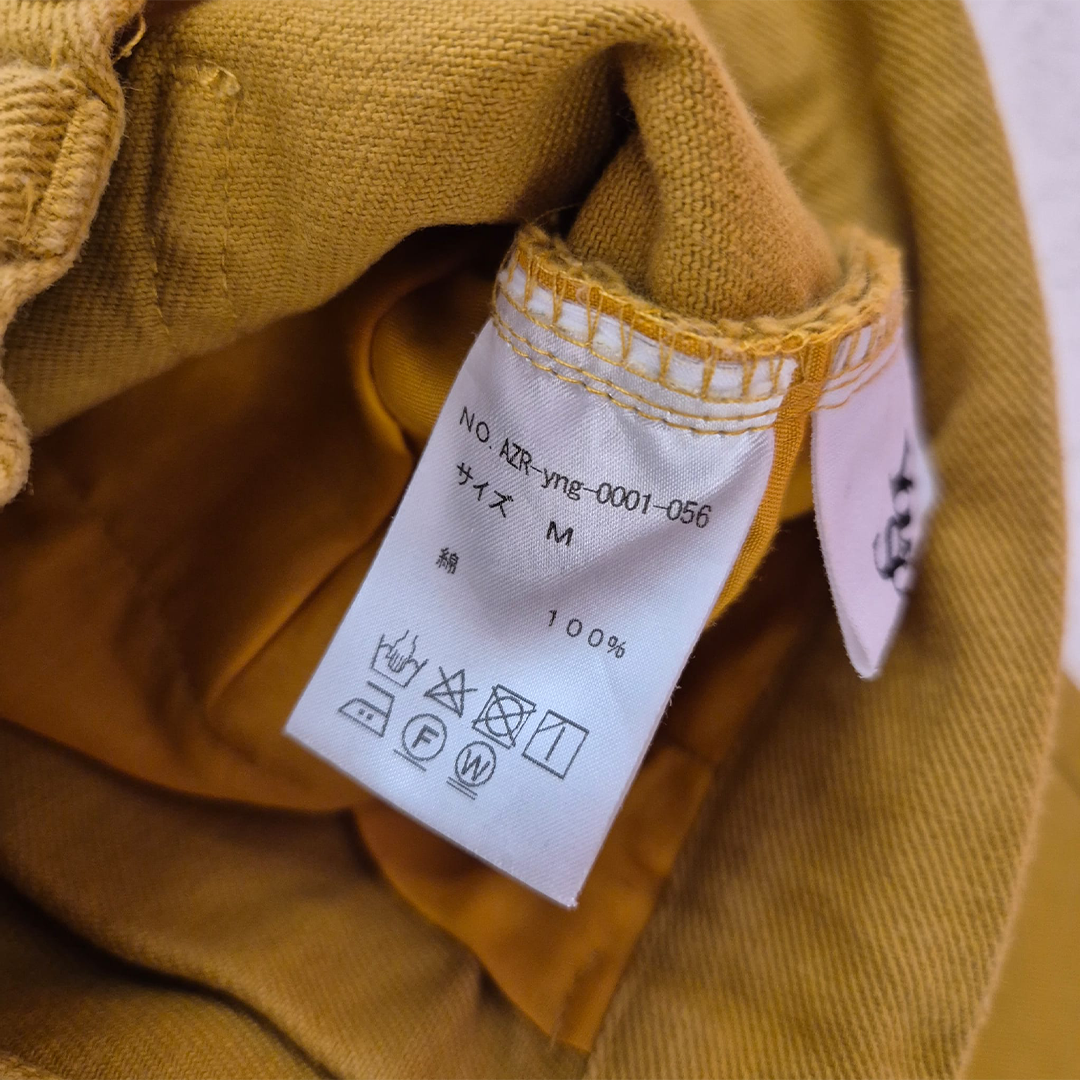 Younger Song Double Knee Chino Mustard Pants (M)