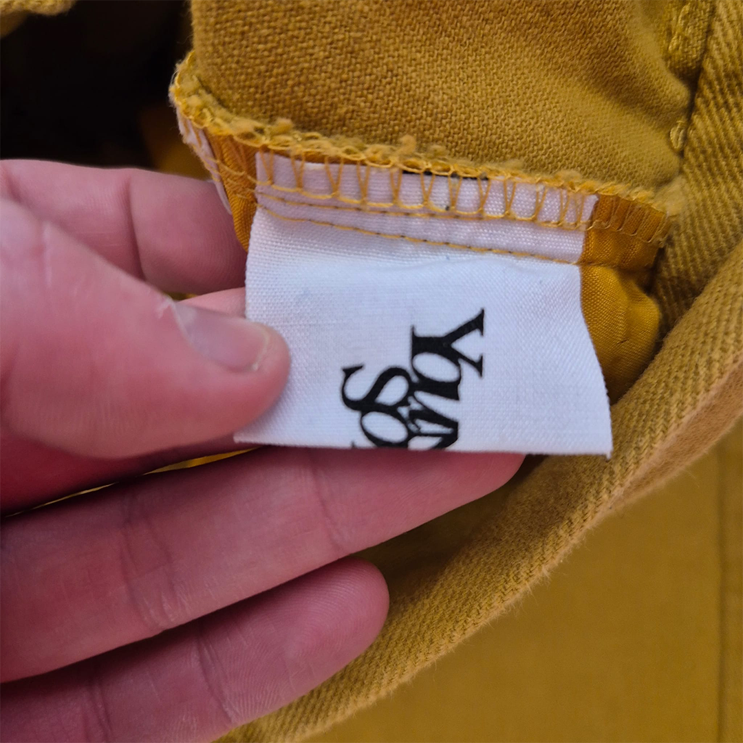 Younger Song Double Knee Chino Mustard Pants (M)