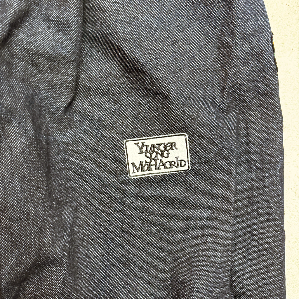 Younger Song All-Over Patch Black Pants (S)