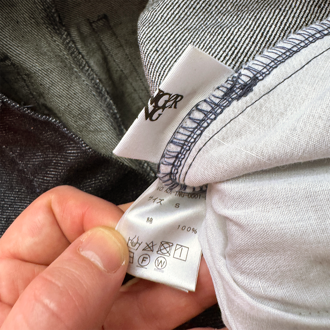 Younger Song All-Over Patch Black Pants (S)