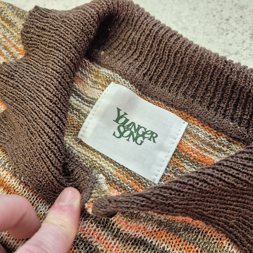 Younger Song Polo Knit Brown