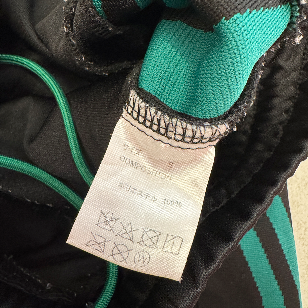 Younger Song Wave Striped Black Track Pants (S)