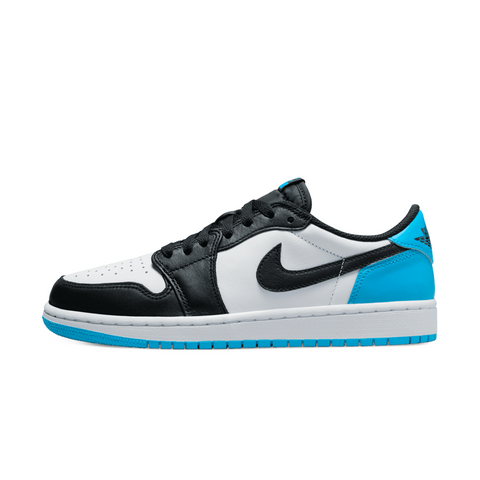 Air Jordan 1 Low Black Dark Powder Blue (W)