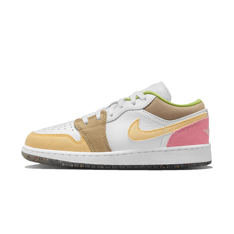 Jordan 1 Low Pastel Grind Vivid Green (GS)