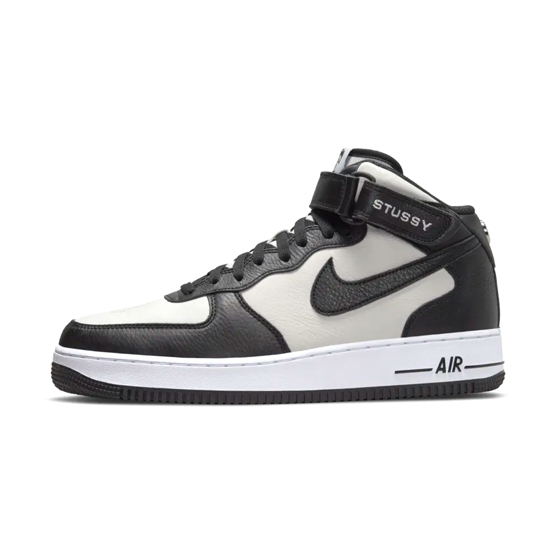 Nike Air Force 1 Mid Stussy Grey Black