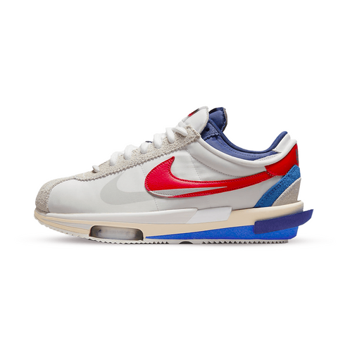 Cortez 4.0 Sacai White University Red Blue